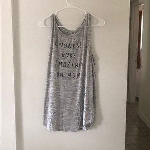 Old Navy Tank Top Kindness Looks Great On You